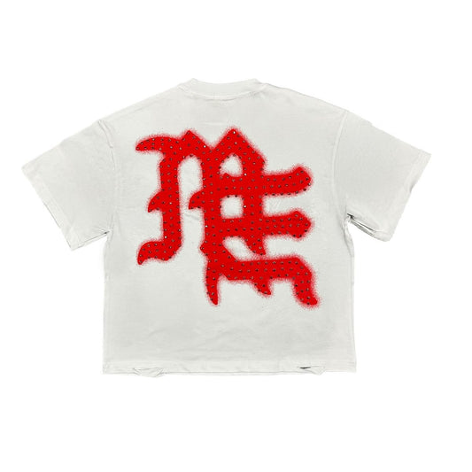 Mixed Emotions Red ‘End’ Rhinestone Tee