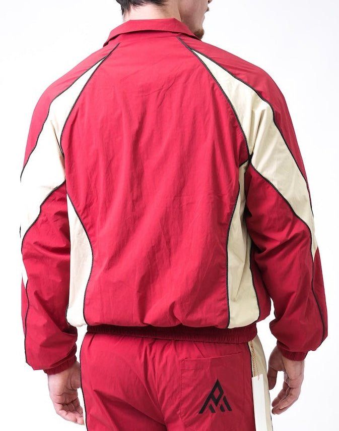Paper Money Velocity Track Jacket - Red