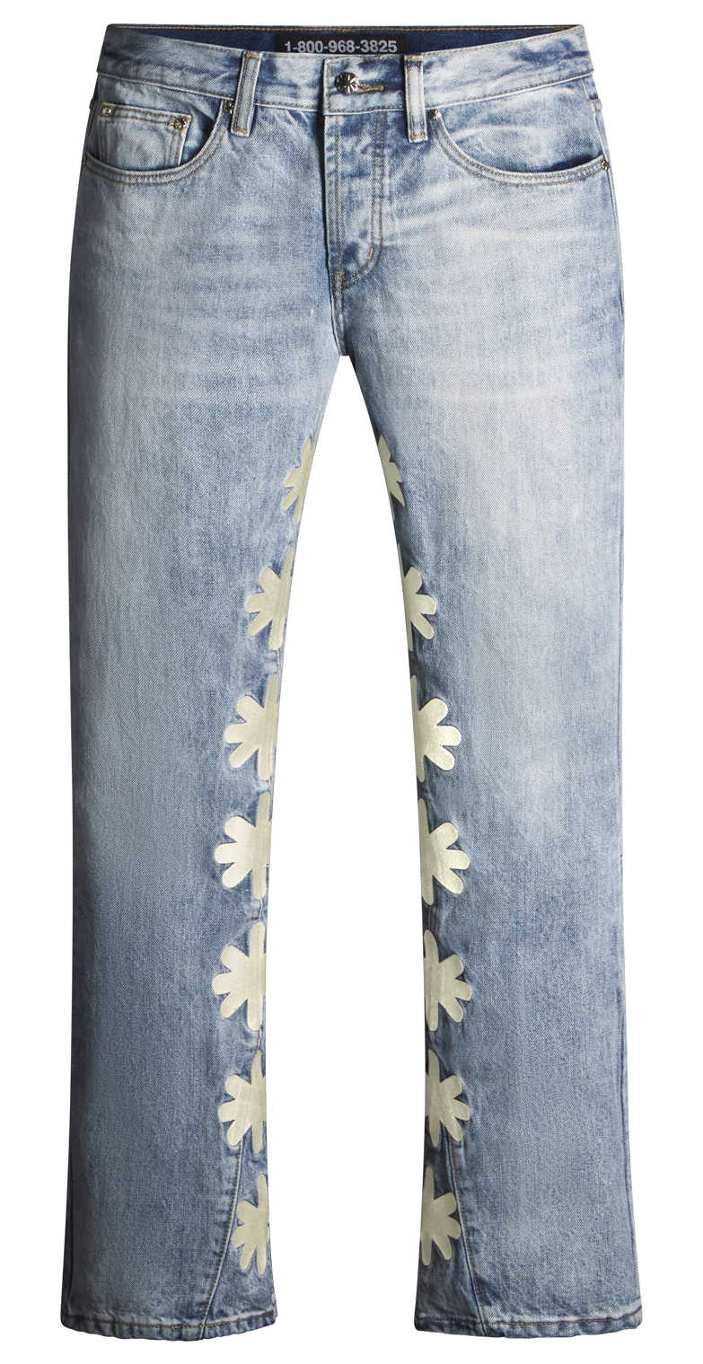 LOST SHDWS DENIM PANT (BONE)