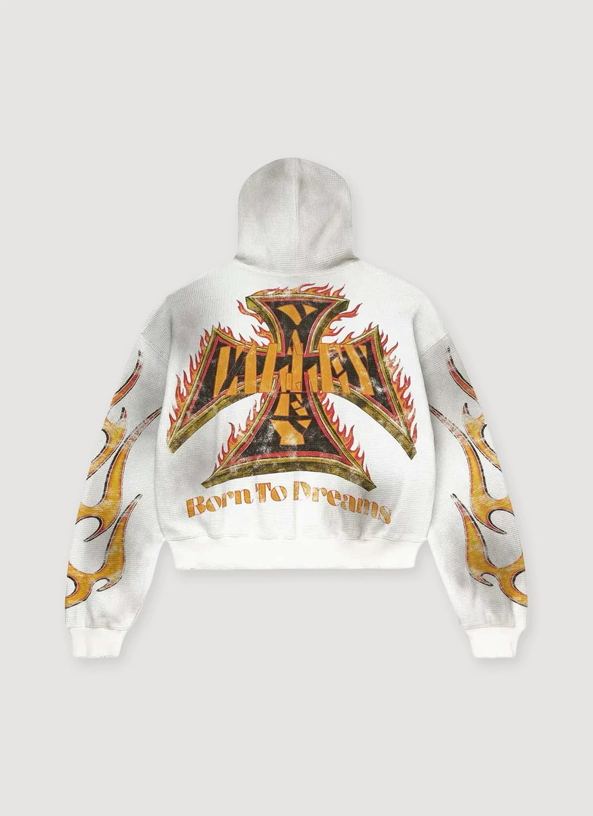 VALE REBORN WAFFLE ZIP UP HOODIE
