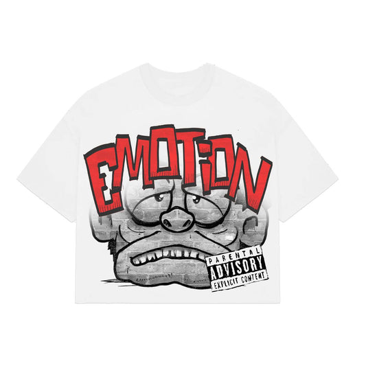 MIXED EMOTION CROPPED SHIRT