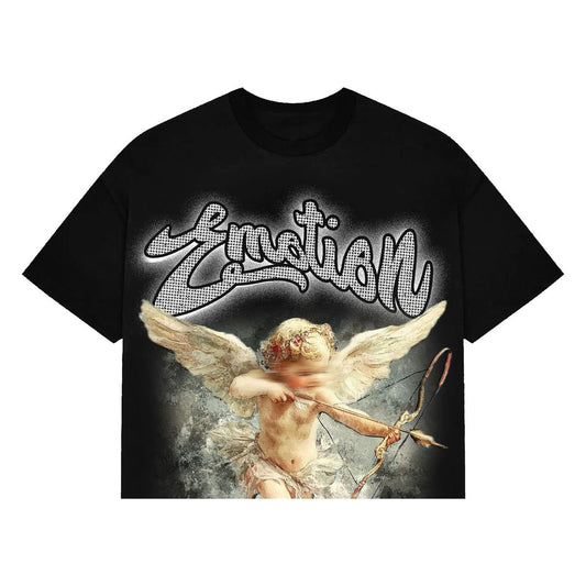 MIXED EMOTION CROPPED SHIRT