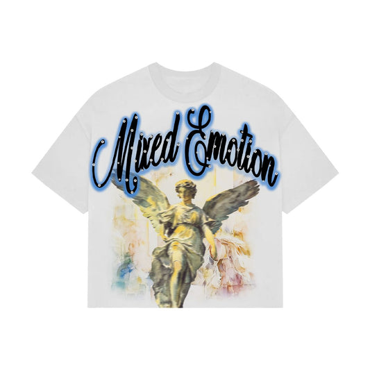 MIXED EMOTION CROPPED SHIRT