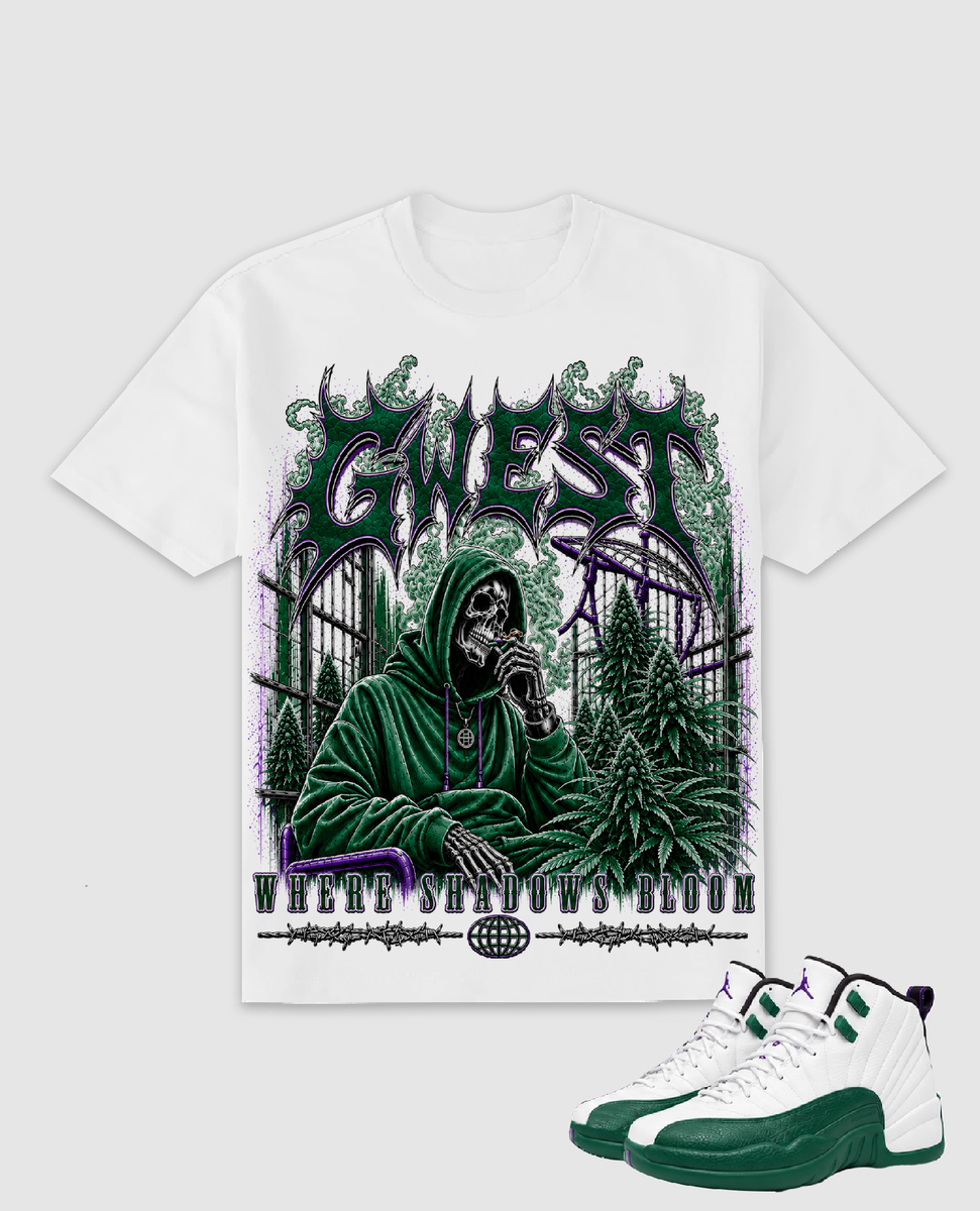 G WEST WHERE SHADOWS BLOOM TEE