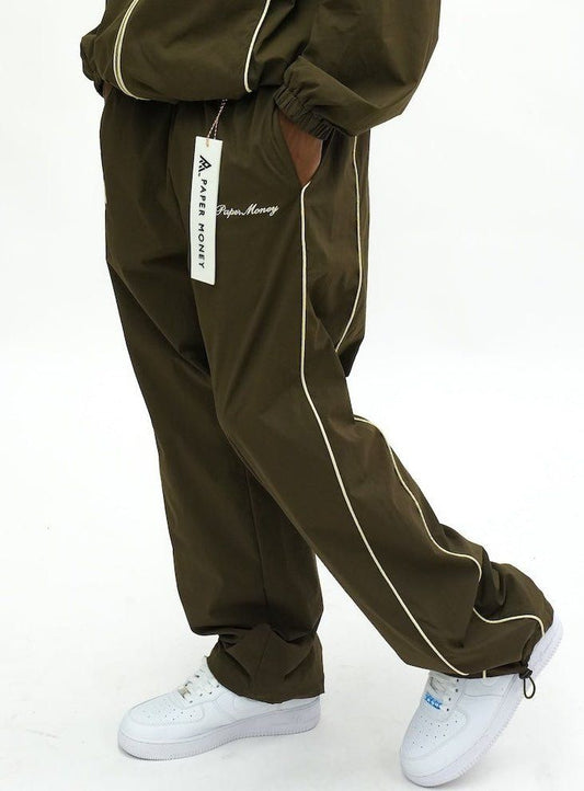 Paper Money Motion-Track-Pants-Brown