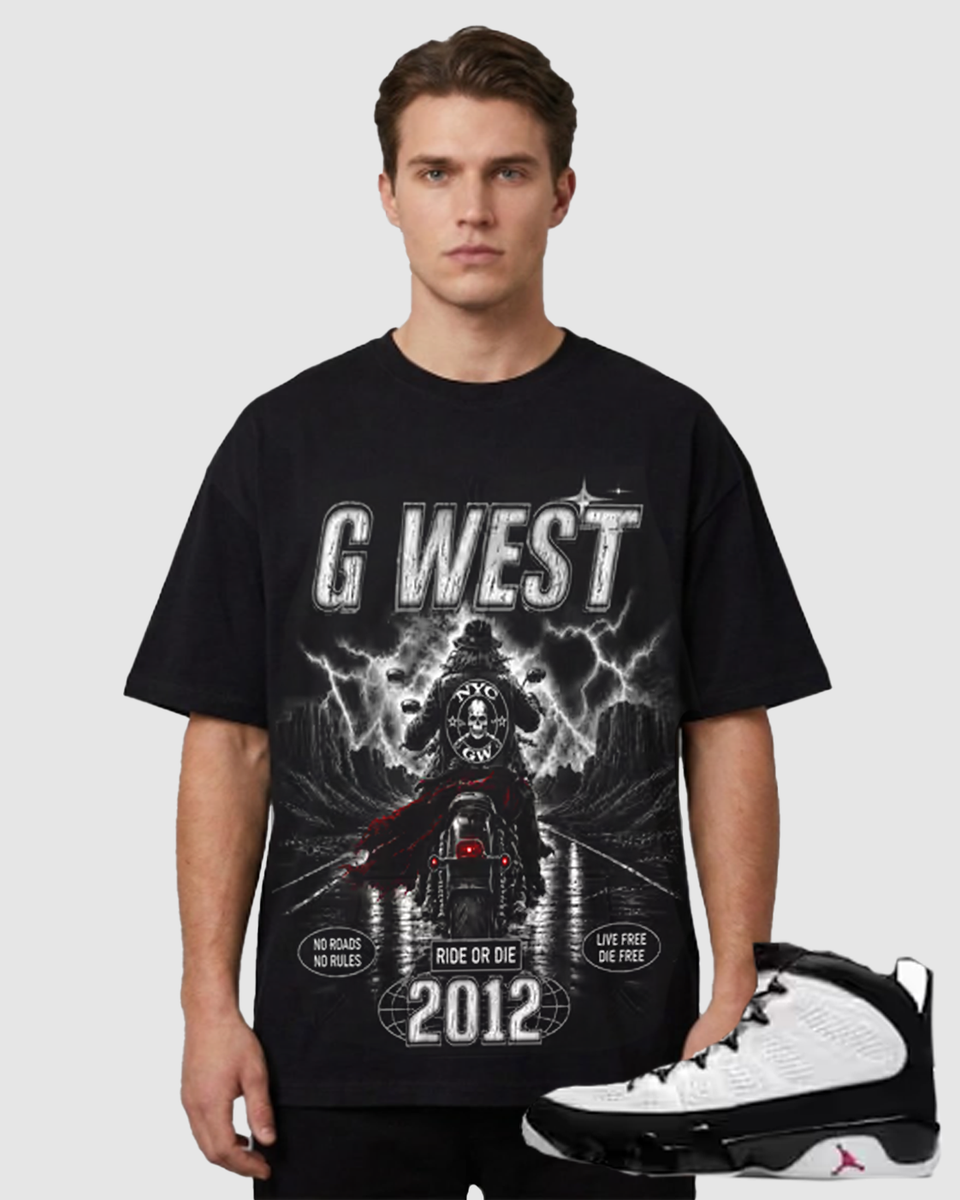 G WEST RIDE OR DIE MENS TEE