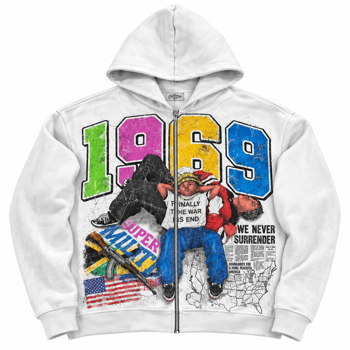 PRESTIGE War has Ended Hoodie (White)
