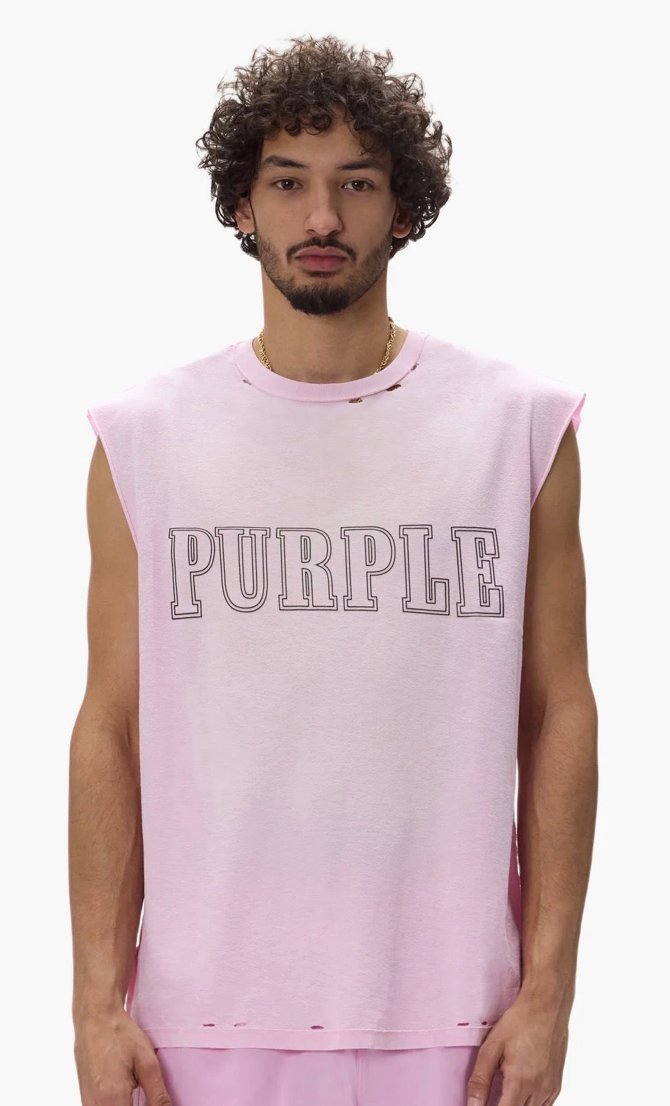 PURPLE SLEEVELESS (TJPP826 )