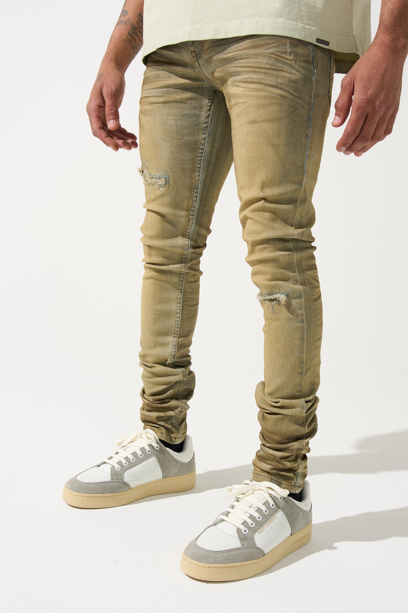 SERENADE SKINNY JEANS  (MOCHA)