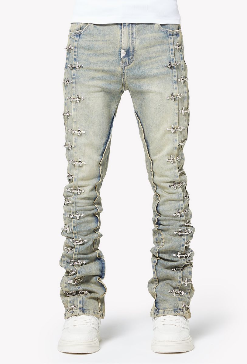 GUAPI JEANS (Vintage Blue Aviation Clasp Denim)