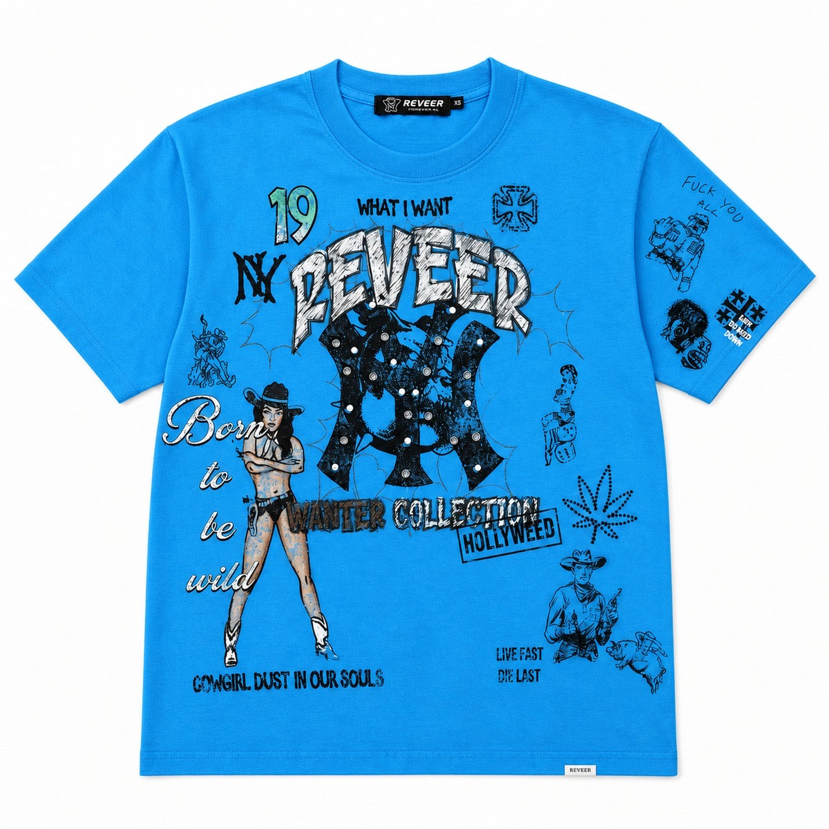 REVEER BORN TO BE WILD TEE