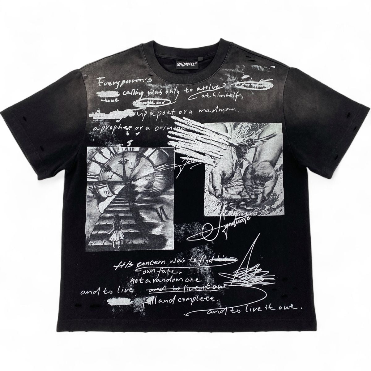 SYNDICATE SHIRT (Poet" Black )