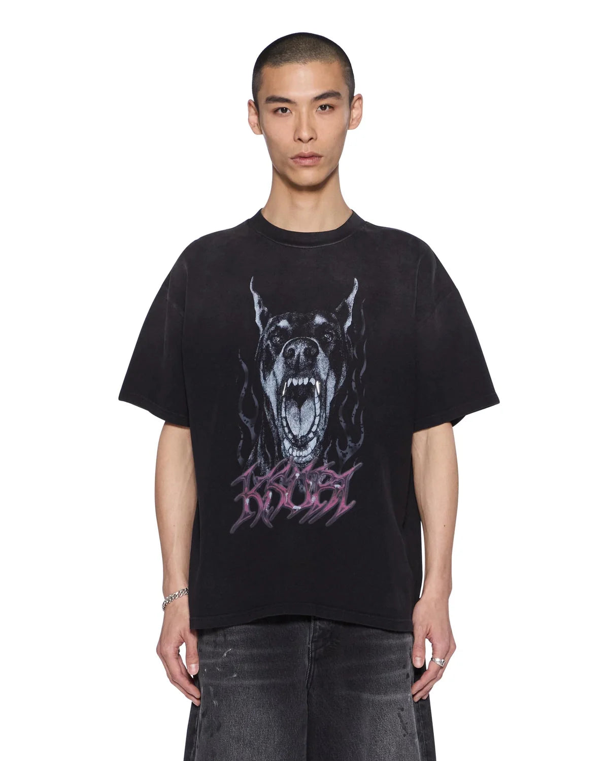 KSUBI K9 EKCESS SS TEE BLACK FADE