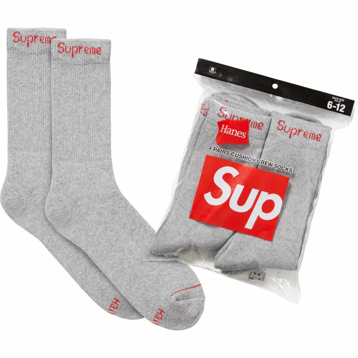 SUPREME SOCKS (GREY)