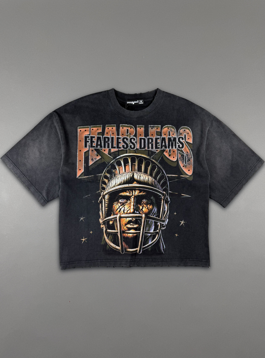Young Saint Dark Grunge Vintage T-Shirt - Black - SUM26-09