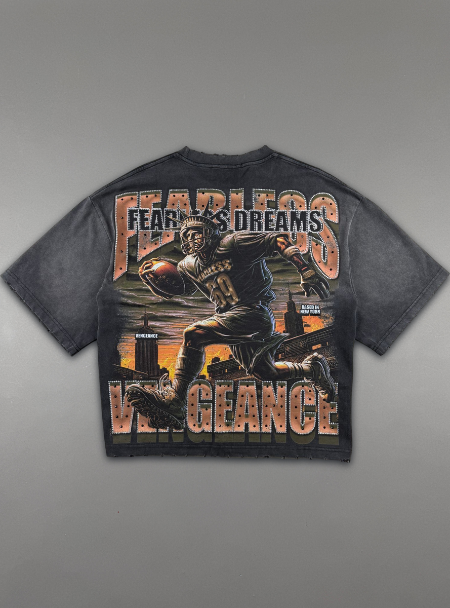 Young Saint Dark Grunge Vintage T-Shirt - Black - SUM26-09