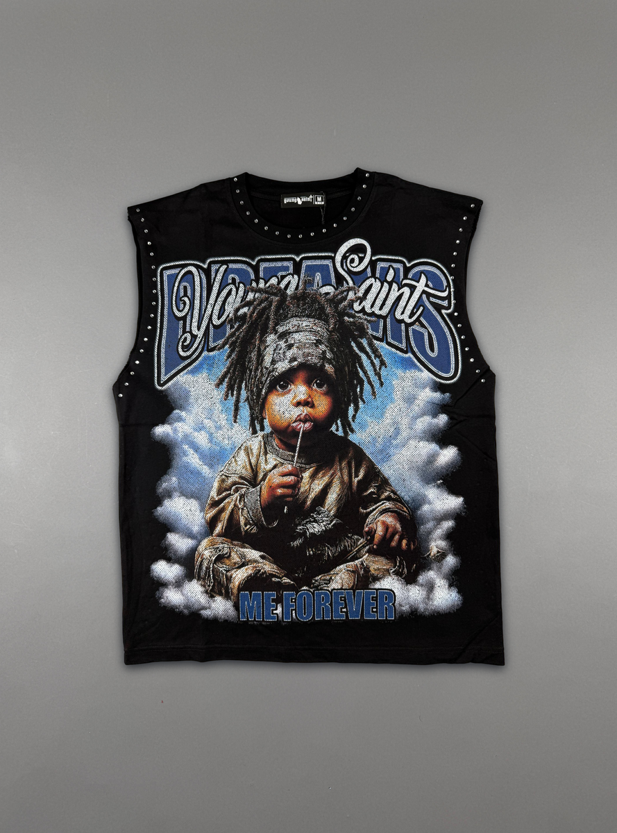 Young Saint Tank Top Fros -Black - 02 (Young-Saint-Heaven-Made-Tank-Top-Black-Sum26-07)