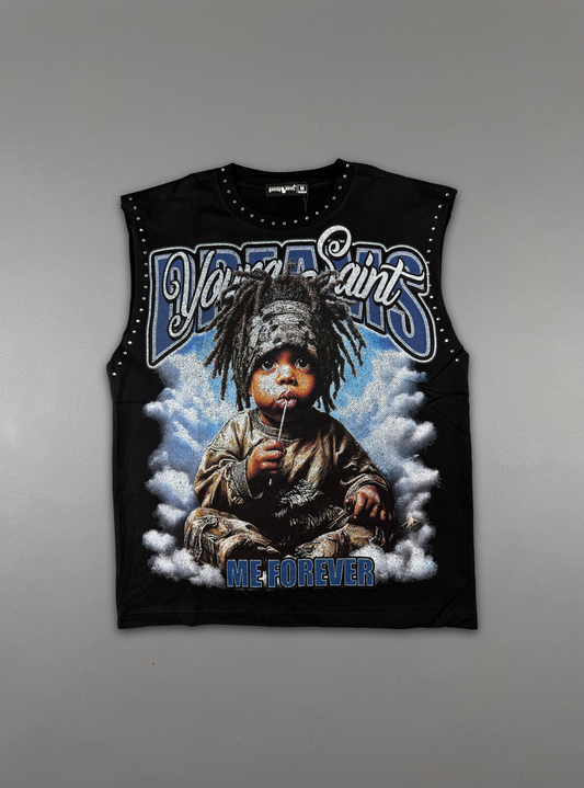Young Saint Tank Top Fros -Black - 02 (Young-Saint-Heaven-Made-Tank-Top-Black-Sum26-07)