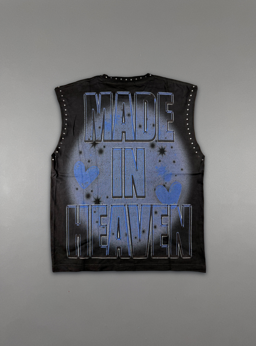 Young Saint Tank Top Fros -Black - 02 (Young-Saint-Heaven-Made-Tank-Top-Black-Sum26-07)