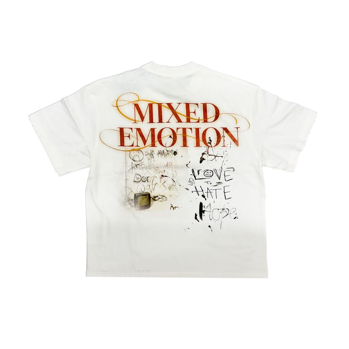 Mixed Emotions White “Deja Vu” Tee