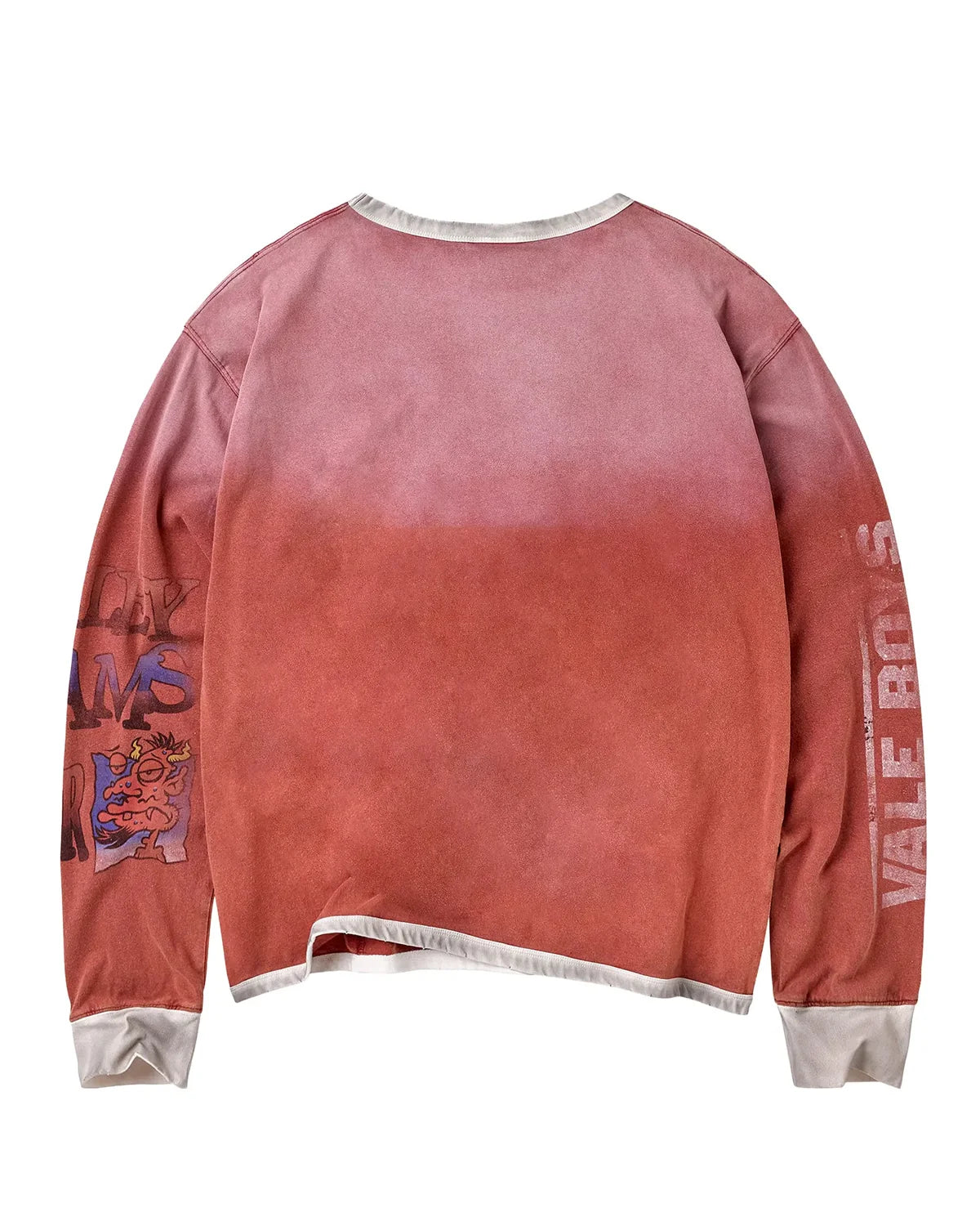 VALE FOREVER HOT MESS L/S TEE RED