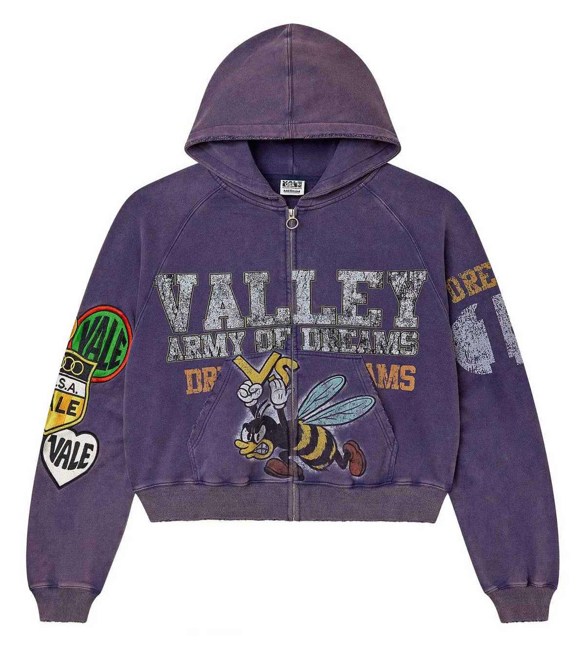 VALE FOREVER ARMY ZIP UP PURPLE