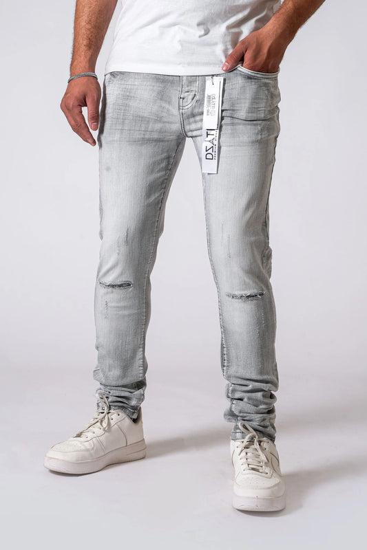 "Ice Grey 3D Rips" DZTR - 551