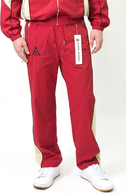 Paper Money Velocity Track Pants - Red