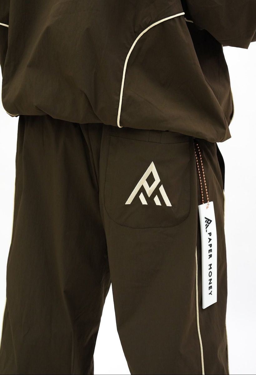 Paper Money Motion-Track-Pants-Brown