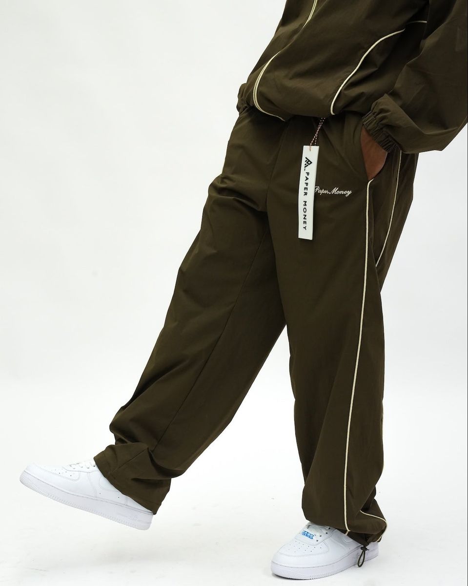 Paper Money Motion-Track-Pants-Brown
