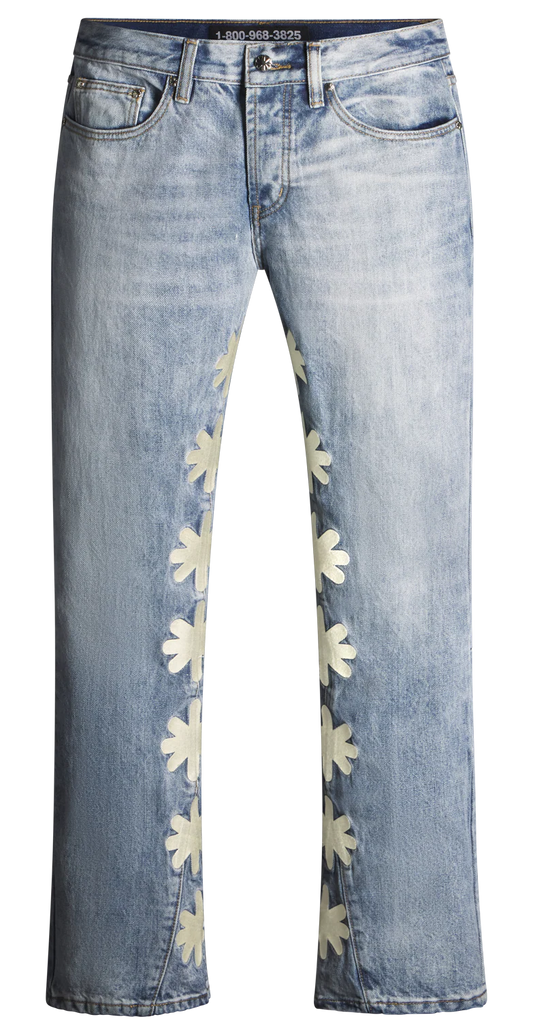 LOST SHDWS DENIM PANT (BONE)