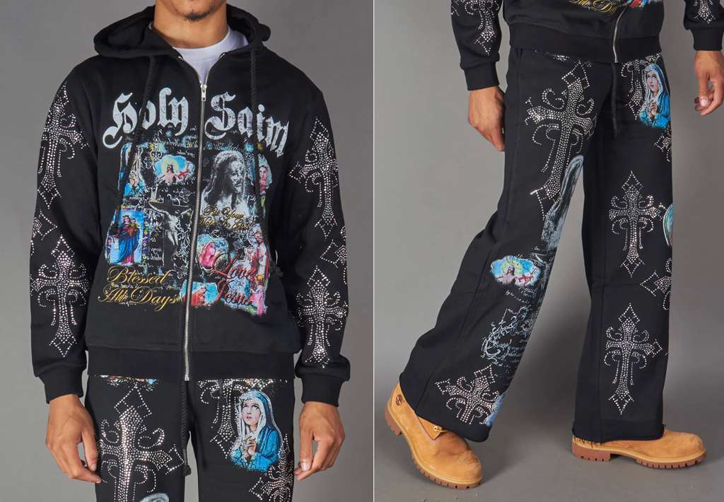 NME BLACK SWEATSUIT