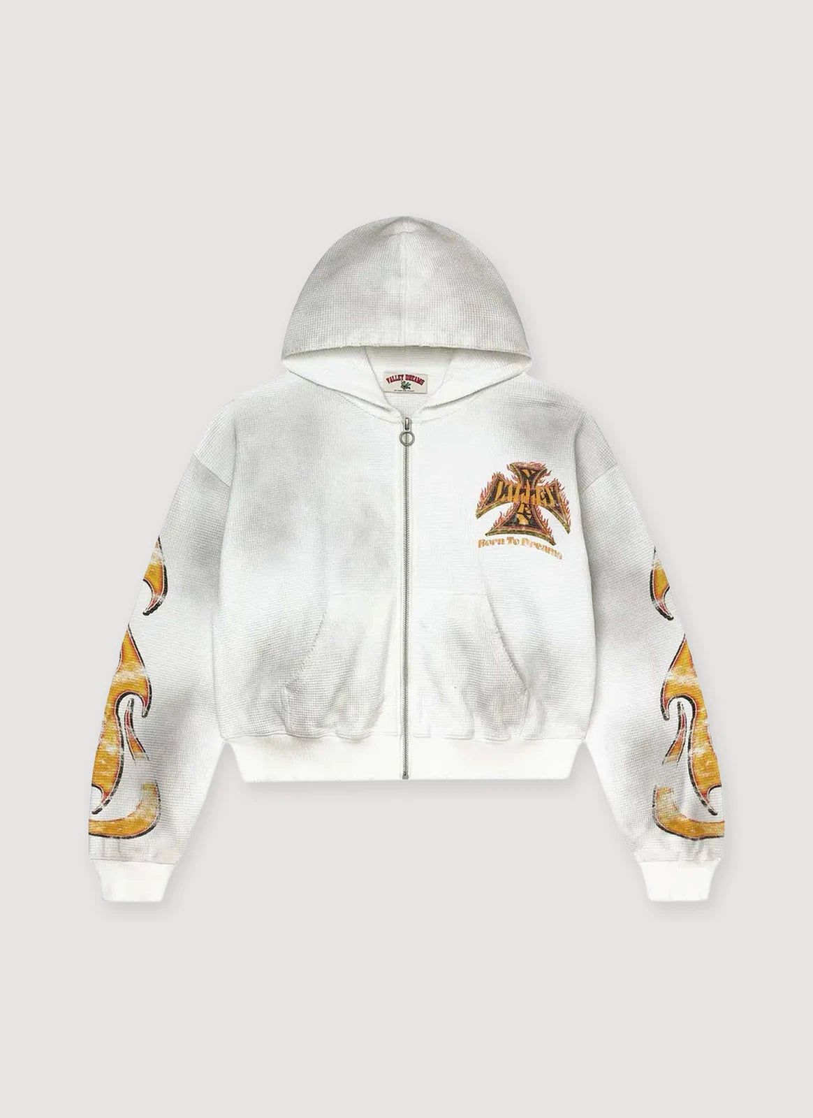 VALE REBORN WAFFLE ZIP UP HOODIE