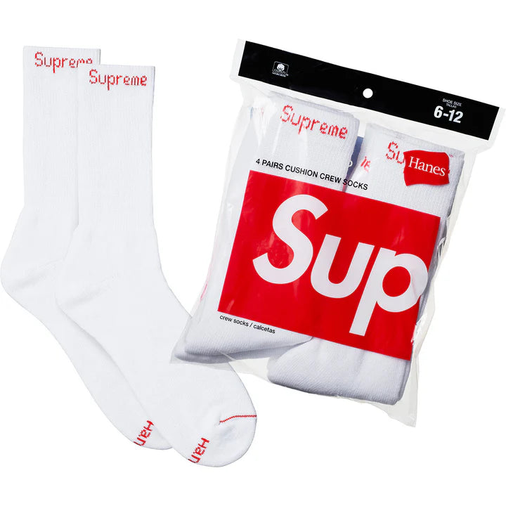 SUPREME SOCKS ( WHITE )