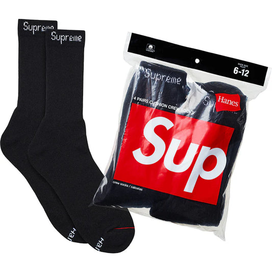 SUPREME SOCKS ( BLK )